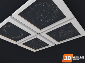 Ceiling Decoration Skp Files